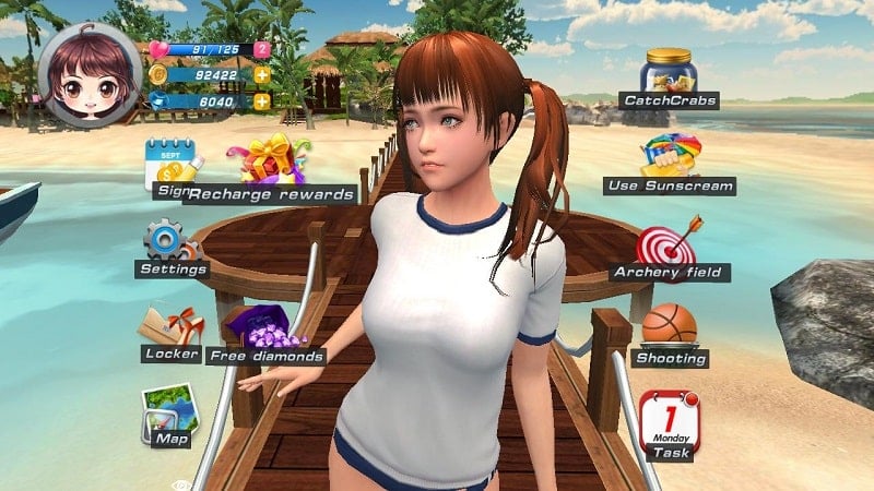 3D Virtual Girlfriend Offline 5.1 (Unlimited money)