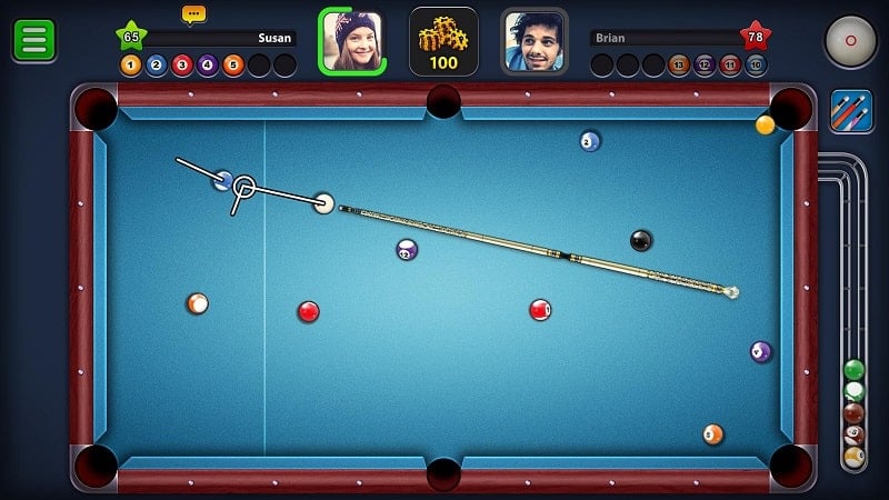 8 Ball Pool 56.2.0 (Menu, Long Lines/MegaPower)