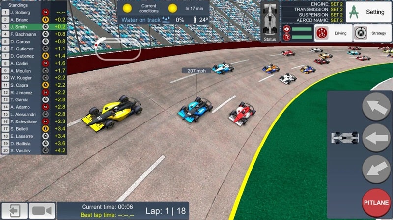 American Speedway Manager 1.2 (Menu, Unlimited Money/Experience)