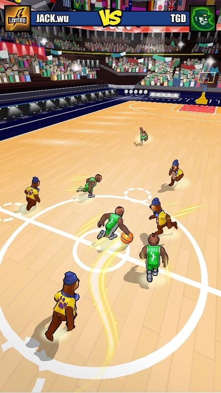 Basketball Strike 3.7 (Unlimited money, free balls)