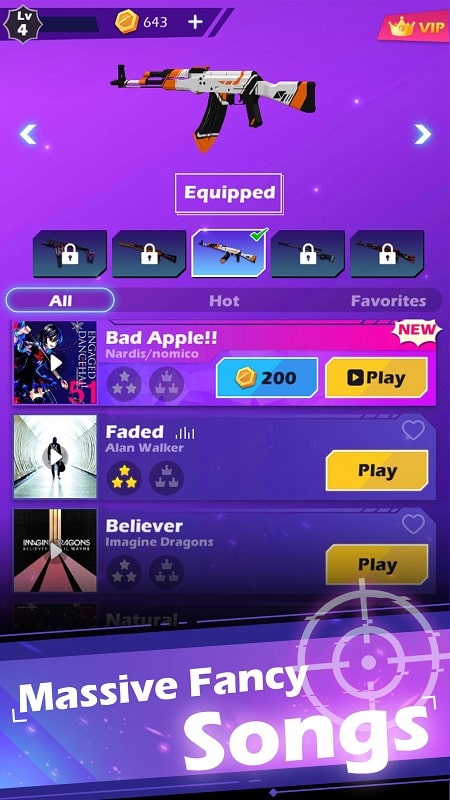 Beat Shooter 2.3.0 (Unlimited money, VIP unlocked)