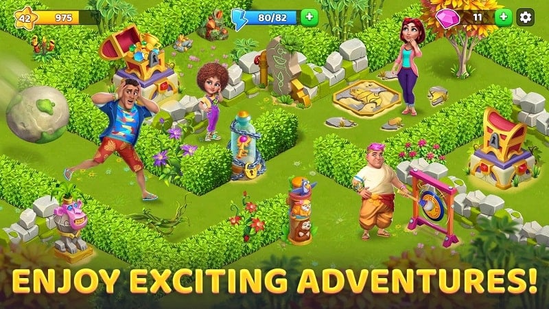 Bermuda Adventures 1.19.0 (Unlimited diamonds)