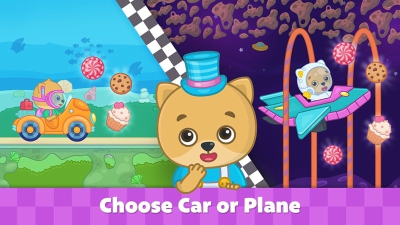 Bimi Boo Car Games for Kids 2.22 (Unlocked all)