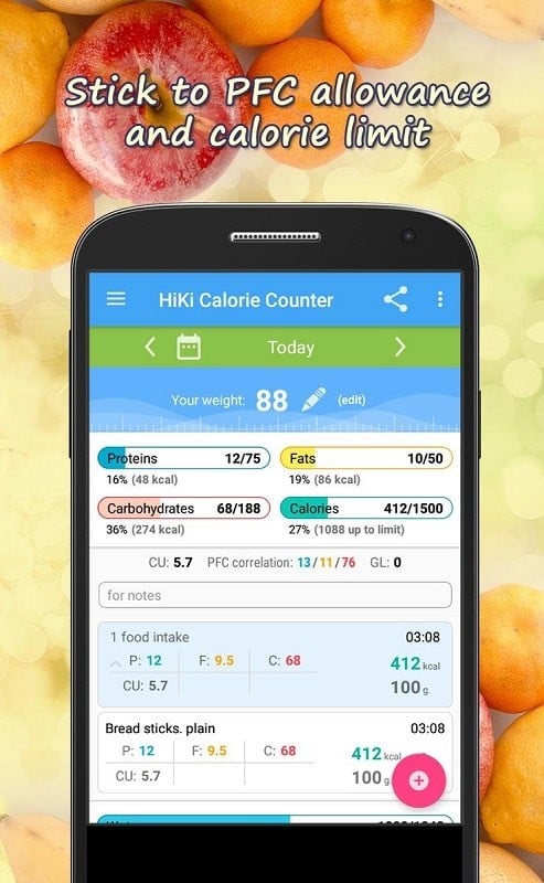 Calorie Counter HiKi 3.67 (Unlocked Pro)