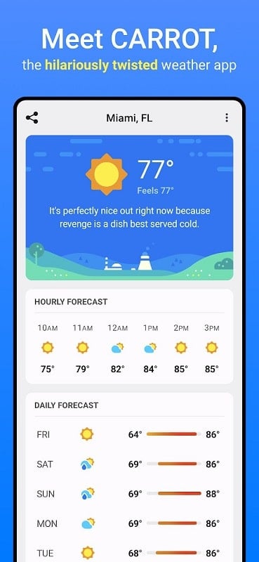 CARROT Weather 2.5.2 (Unlocked Premium)