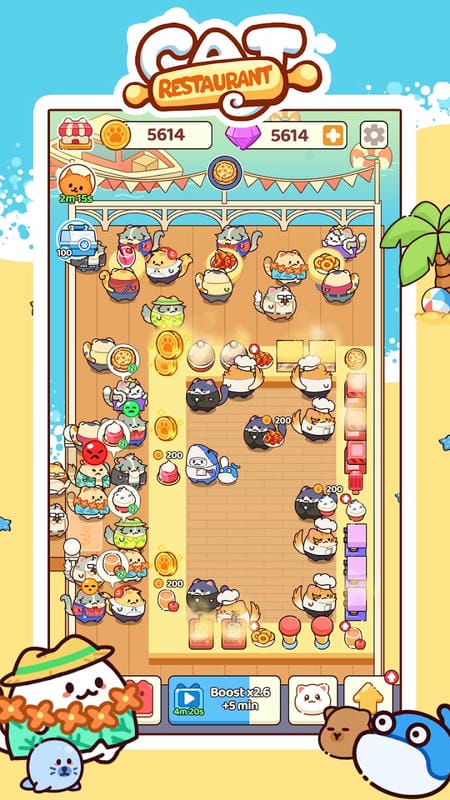 Cat Restaurant: Food Bar Story 0.0.8 (Unlimited Currency/Speed Multiplier)