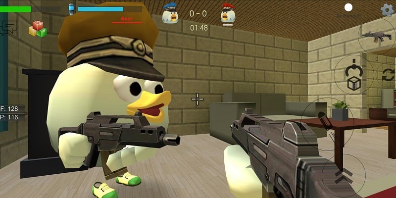 Chicken Gun 4.4.03 (Unlimited money/God mode/Level/Antiban)