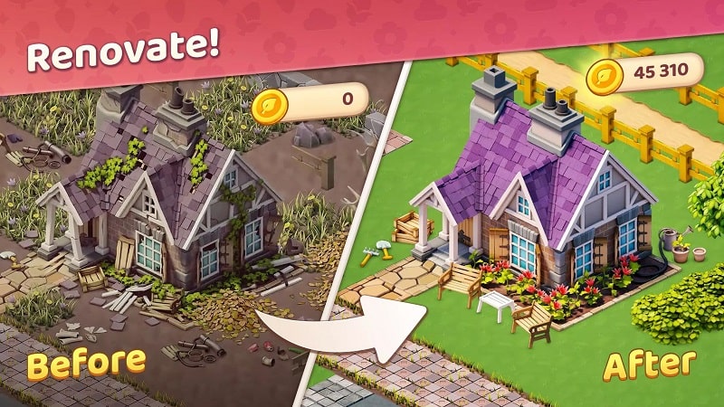 City Escape Garden Blast Story 1.4.1 (Unlimited money, stars, lives)