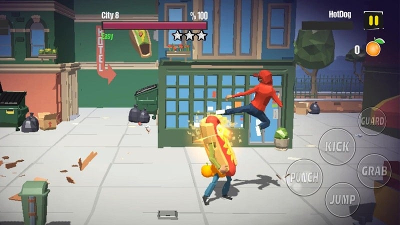 City Fighter vs Street Gang 3.3.8 (Menu/Dumb enemy)