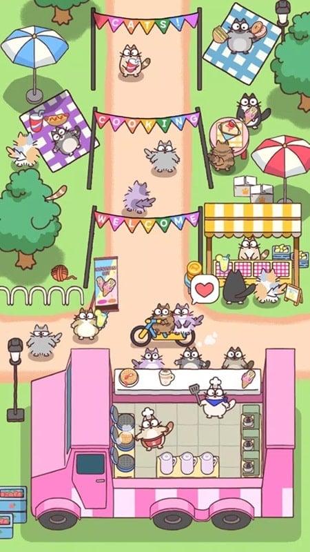 Cooking Cats 23 (Unlimited Money)