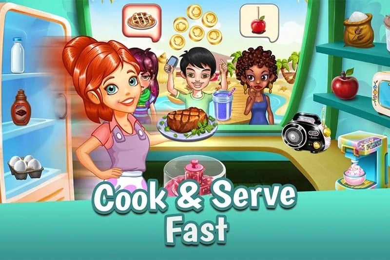 Cooking Tale 2.572.0 (Unlimited money/Diamond)