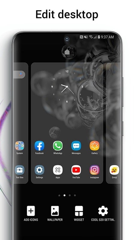 Cool S20 Launcher Galaxy OneUI 4.8.1 (Prime Unlocked)