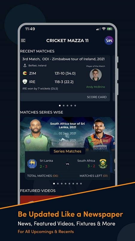 Cricket Mazza 11 Live Line 4.26 (Premium unlocked)