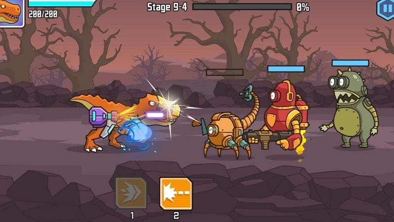 CyberDino: T-Rex vs Robots 1.2.0 (God mode)