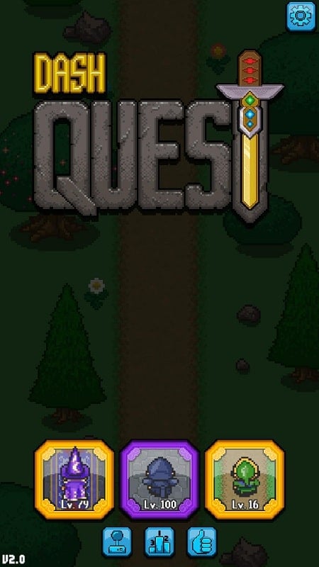 Dash Quest 2.9.28 (Unlimited Money, Skills/High HP)