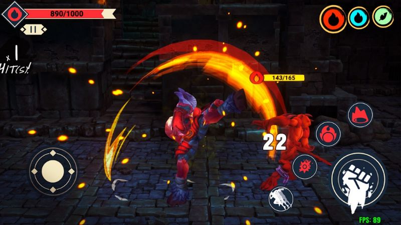 Demon Brawler 0.1 (God mode/Dumb enemy)