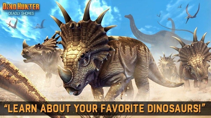 DINO HUNTER: DEADLY SHORES 4.0.0 (Unlimited money)