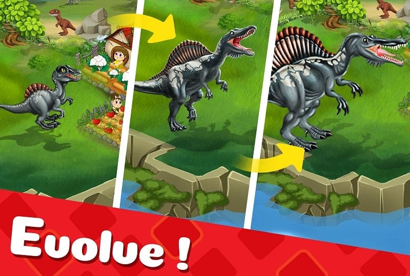 DINO WORLD 15.02 (Unlimited money, resources)