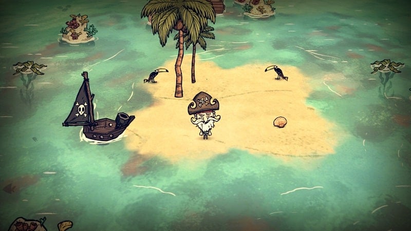 Don’t Starve: Shipwrecked 1.33.4 (Unlocked Characters/Fast speed)