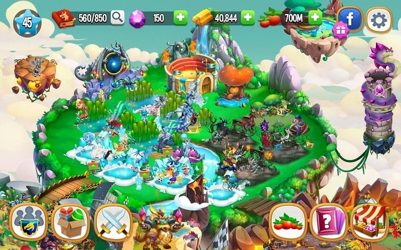 Dragon City Mobile 24.11.2 (Menu, Onehit)