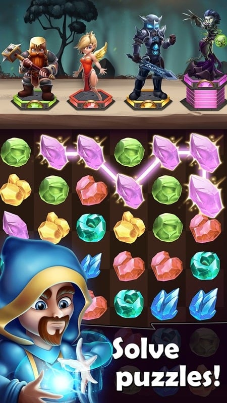 Dragons Diamonds 2.0.1 (Menu/Unlimited Currency/Gems/Dumb Enemy)