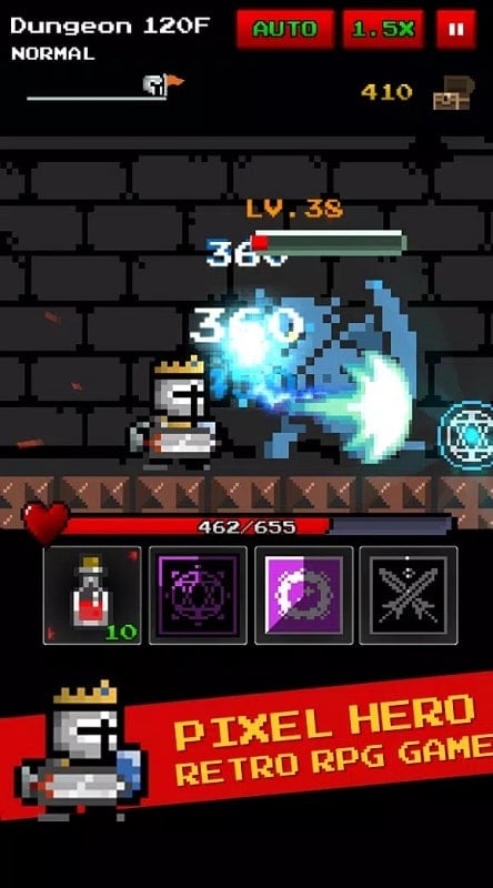 Dungeon and Pixel Hero 12.4.7 (Unlimited upgrade/Low cost)