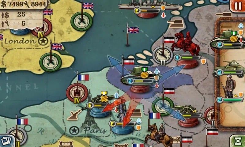 European War 3 1.4.4 (Unlimited Medals)