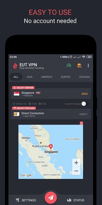 EUT VPN 1.7.4 (Unlocked Pro)