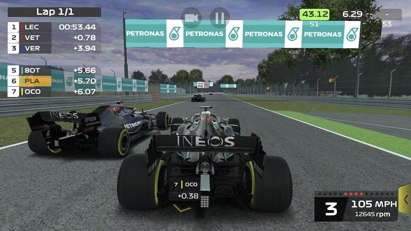 F1 Mobile Racing 5.4.11 (See car state)