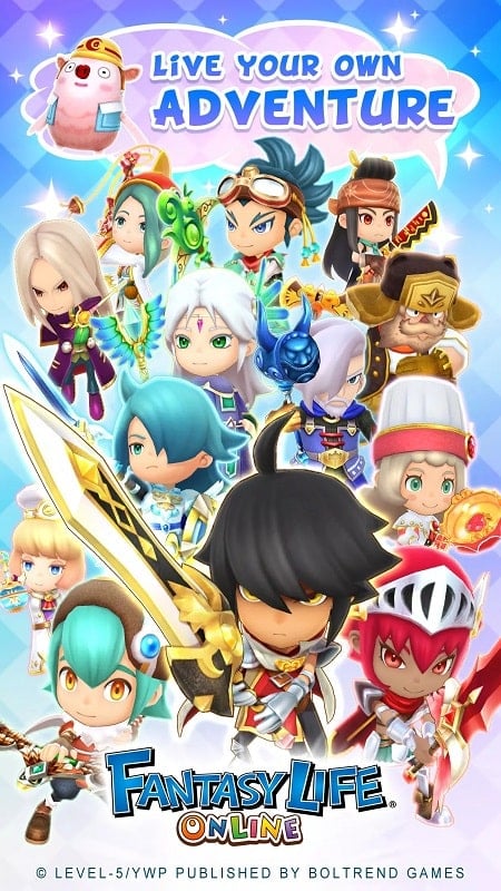 Fantasy Life Online 1.7.2 (Menu/Damage, exp multipliers)