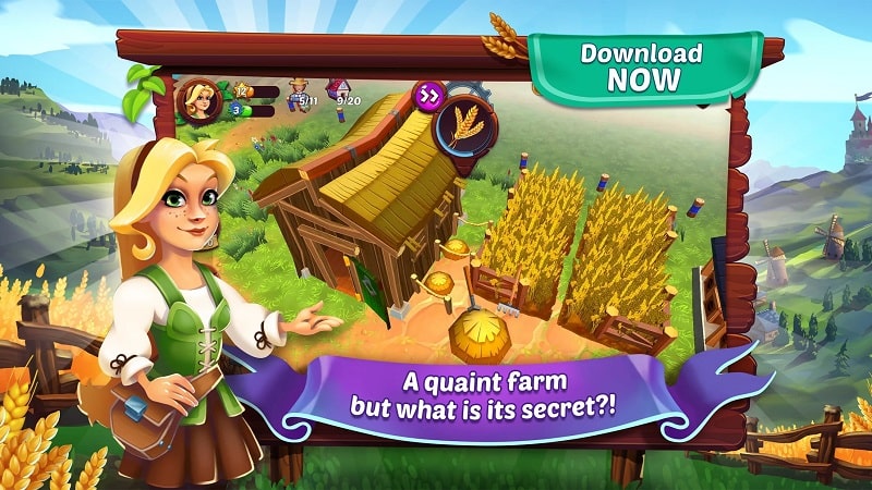 Farmers Conquest Village Tales 1.4.18 (Menu, Unlimited Money)