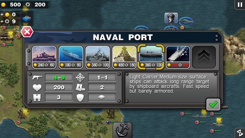 Glory of Generals: Pacific 1.3.14 (Unlimited Medals)