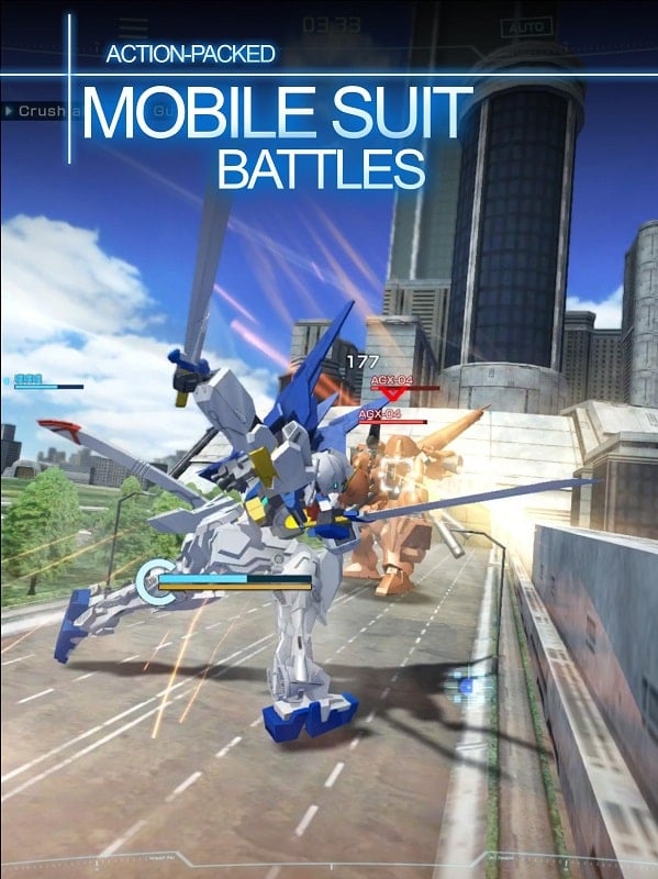 GUNDAM BREAKER MOBILE 4.01.03 (Menu/Auto win, unlimited skills)