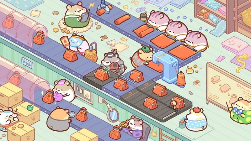 Hamster Bag Factory: Tycoon 1.5.6 (Menu/Unlimited Currency)