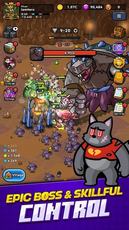 Hero Assemble: Epic Idle RPG 1.10.02 (Menu/God mode/Damage/Defense Multiplier/Always Crit)