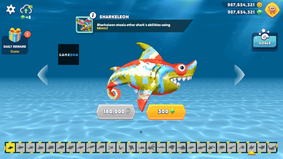 Hungry Shark Evolution 12.6.1 (Menu, Unlimited money/Boost/God mode)