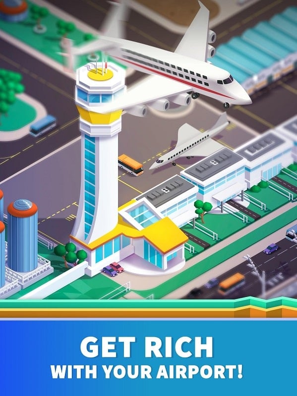 Idle Airport Tycoon 1.4.7 (Unlimited money)