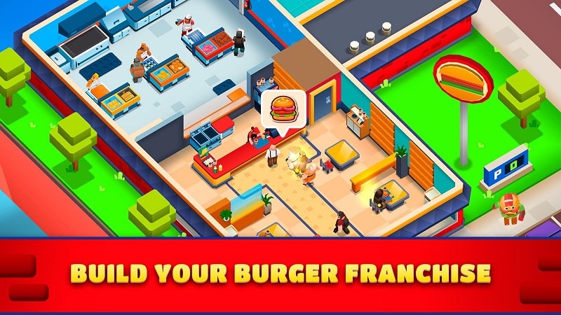 Idle Burger Empire Tycoon 1.17 (Unlimited money)