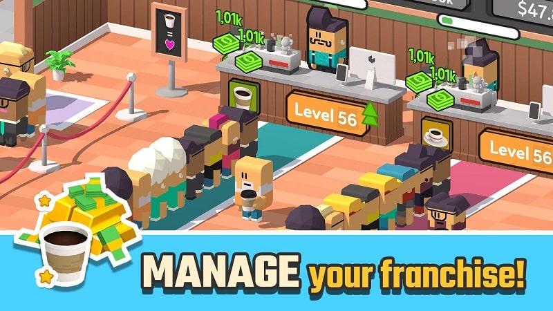 Idle Coffee Corp 2.341 (Unlimited money)