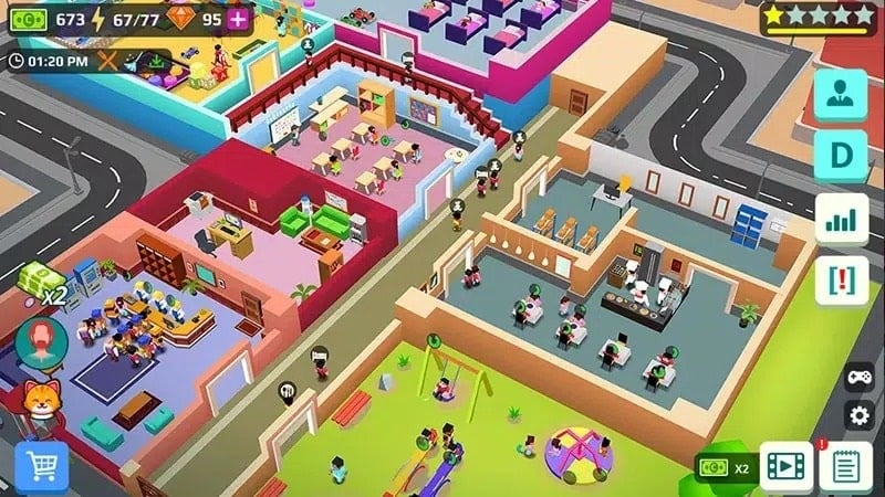 Idle Daycare Tycoon 7.2.4 (Unlimited money, rewards)