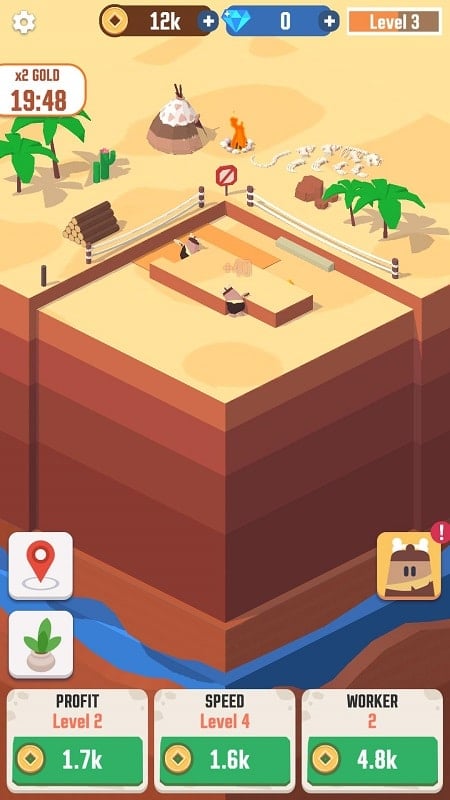 Idle Digging Tycoon 1.7.6 (Skins unlocked)