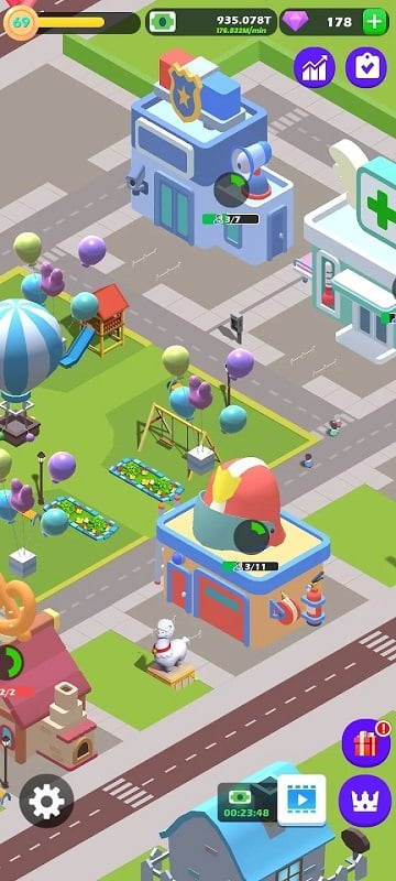 Idle Fantasy Town Tycoon 1.0.2 (Unlimited money, Free Reward)