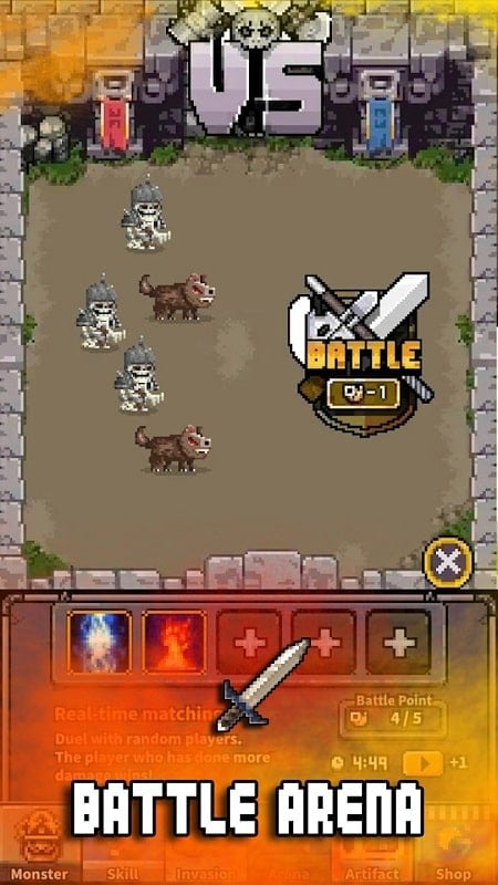 Idle Kingdom: Arena ONLINE V1.1.6 (Menu/Dumb enemy/No cost invasion battle)