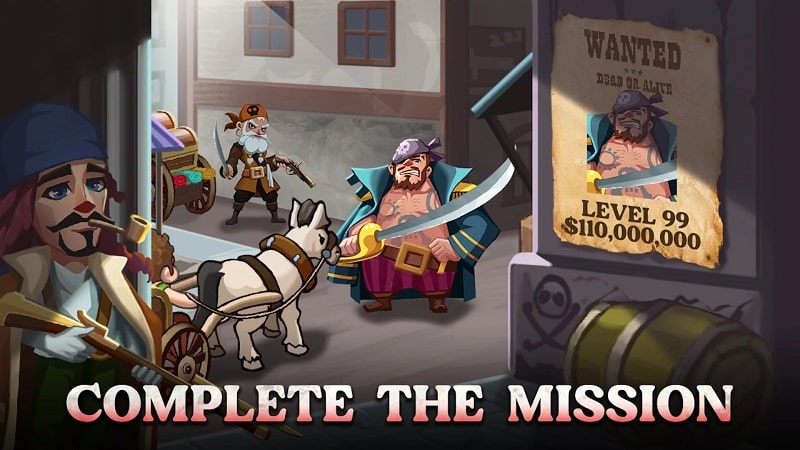 Idle Pirate – Deep Sea Tycoon 1.0.9 (Menu/Unlimited money)