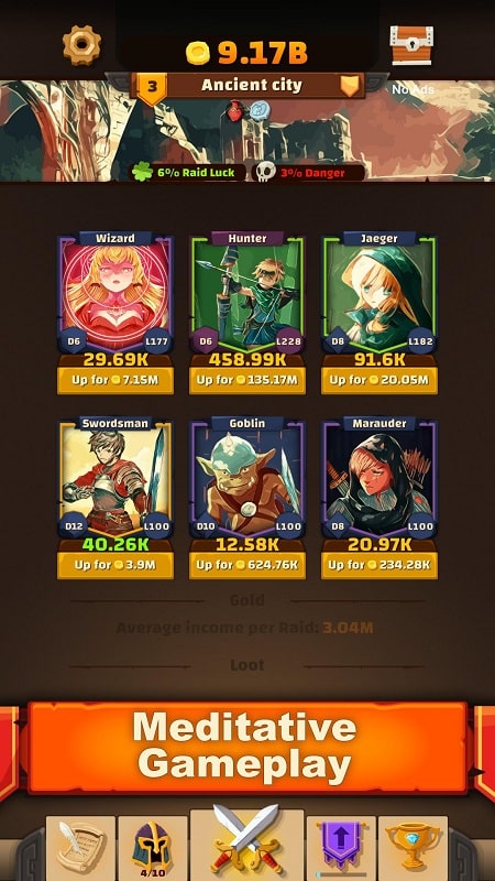 Idle Raids of the Dice Heroes 1.2.8 (Unlimited money)