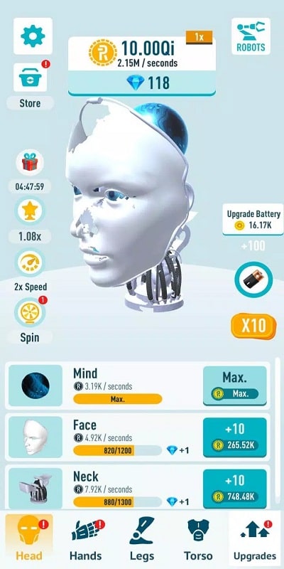 Idle Robots 3.2.8 (Unlimited money)