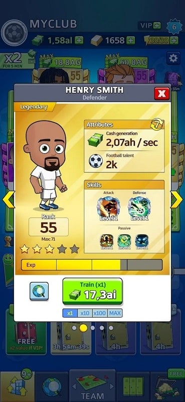 Idle Soccer Story 0.17.2 (Unlimited money)