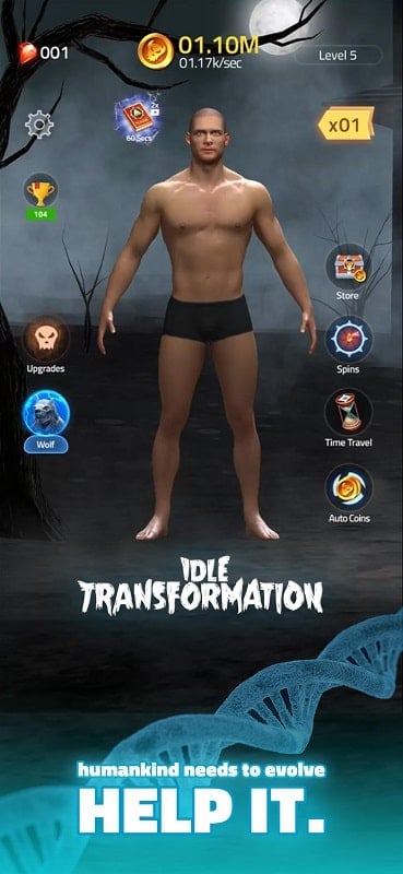 Idle Transformation 3.8.1 (Unlimited money)