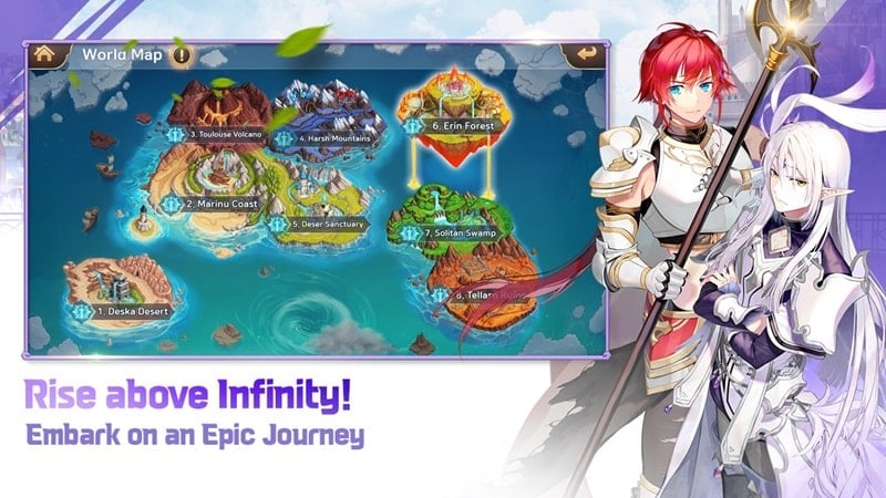 Infinity Saga X 1.1.036 (Menu/Damage/Defense multiplier)