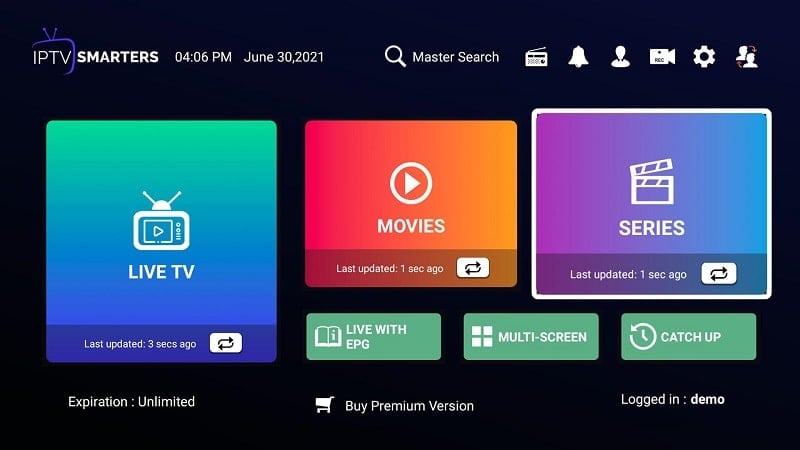 IPTV Smarters Pro 4.0.4 (Premium unlocked)